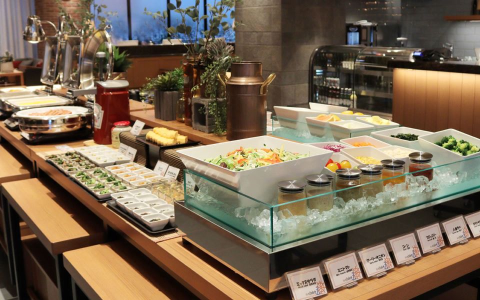 神戸ホテルジュラクの朝食ビュッフェ2